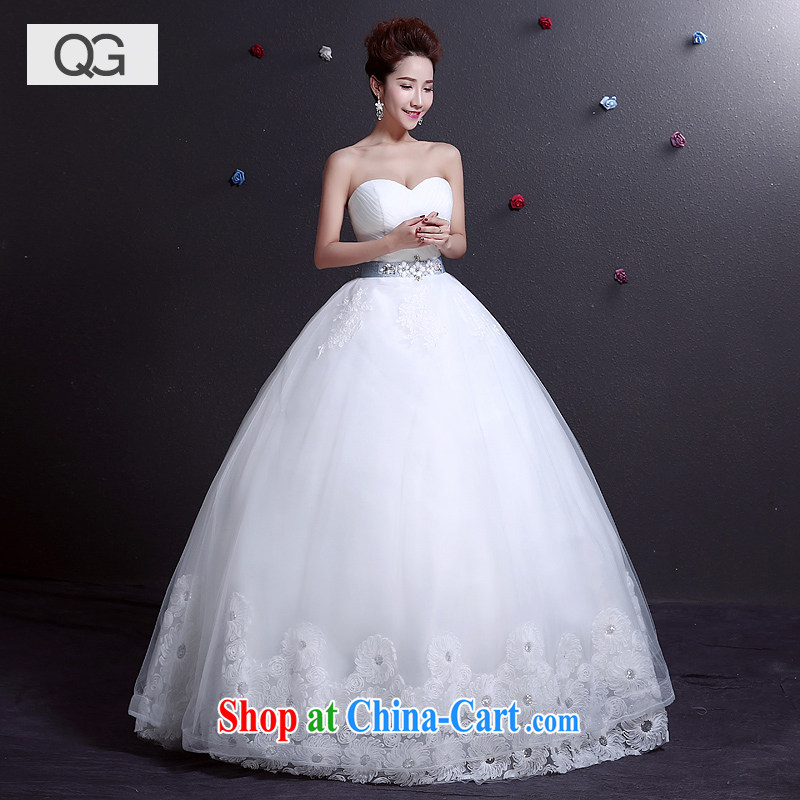 wedding dresses 2015 summer new erase chest graphics thin beauty with a strap wedding, white XXL, dumping the woman, shopping on the Internet
