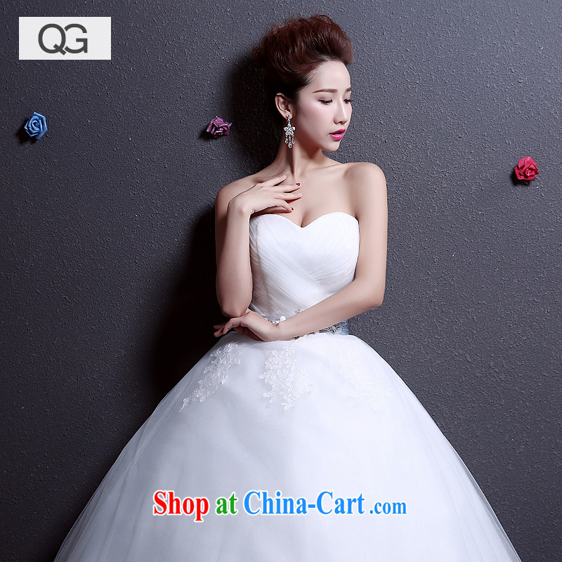 wedding dresses 2015 summer new erase chest graphics thin beauty with a strap wedding, white XXL, dumping the woman, shopping on the Internet