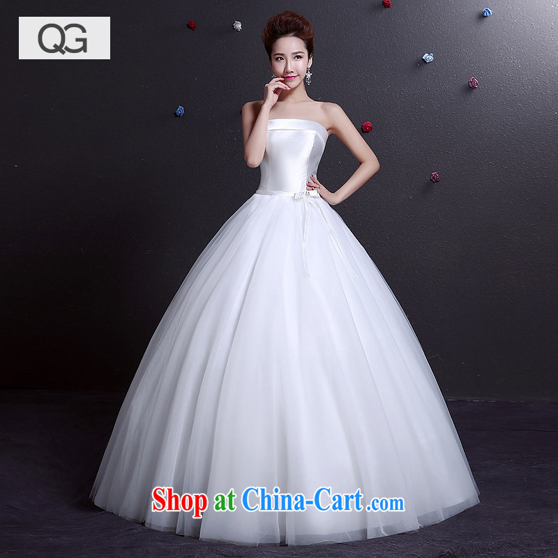 wedding dresses 2015 summer new bride wiped his chest in the Code graphics thin beauty wedding white XXL, dumping the woman, shopping on the Internet
