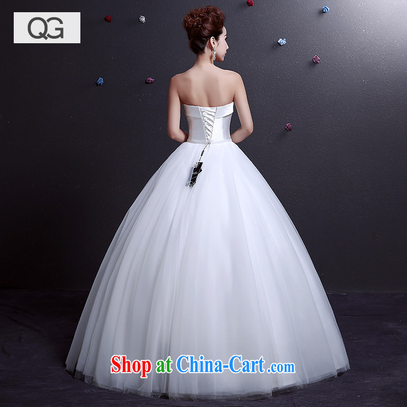 wedding dresses 2015 summer new bride wiped his chest in the Code graphics thin beauty wedding white XXL, dumping the woman, shopping on the Internet