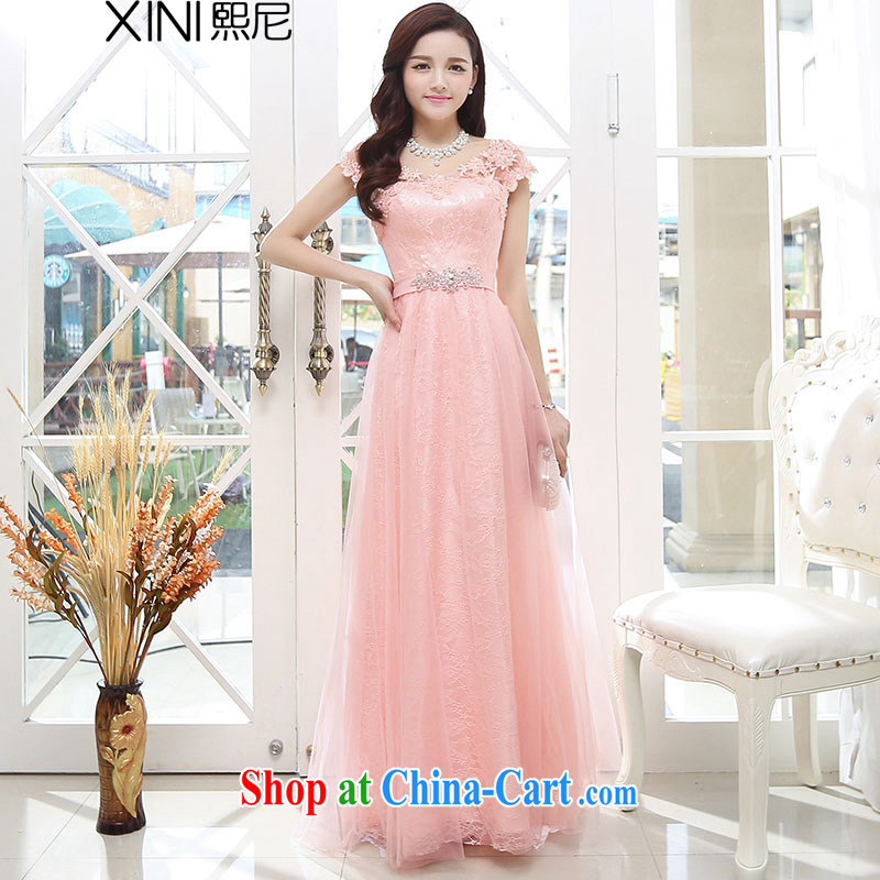 Mr Chau Tak-hay, summer 2015 new stylish long bridal wedding dresses dress girls pink L