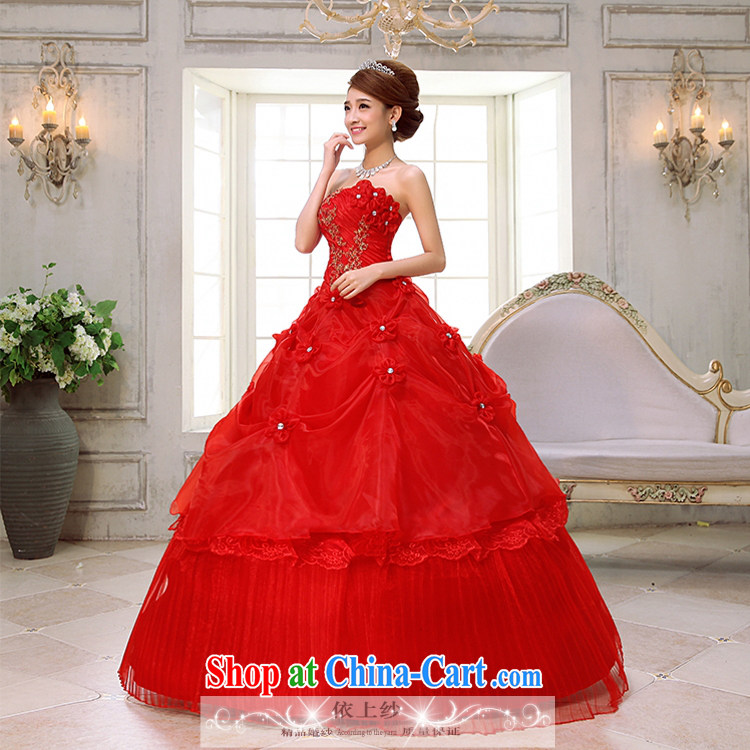 Yong-yan and new 2015 Korean sweet Princess wedding dresses with bare chest retro flouncing flowers tie wedding dresses white XXL pictures, price, brand platters! Elections are good character, the national distribution, so why buy now enjoy more preferential! Health