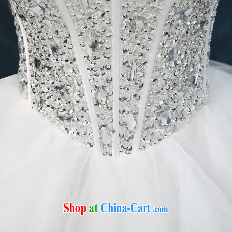 Wedding summer 2015 new marriage in Europe and high-end custom bare chest luxury bridal tail wedding feather inserts drill female white XXL (3 - 5 Day Shipping), Nicole Kidman (Nicole Richie), online shopping