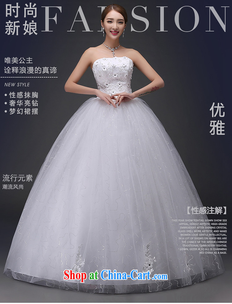 There is embroidery bridal 2015 marriages Korean white wedding Princess shaggy wiped his chest, wedding white XXXL 2 feet 4 waist Suzhou shipping pictures, price, brand platters! Elections are good character, the national distribution, so why buy now enjoy more preferential! Health