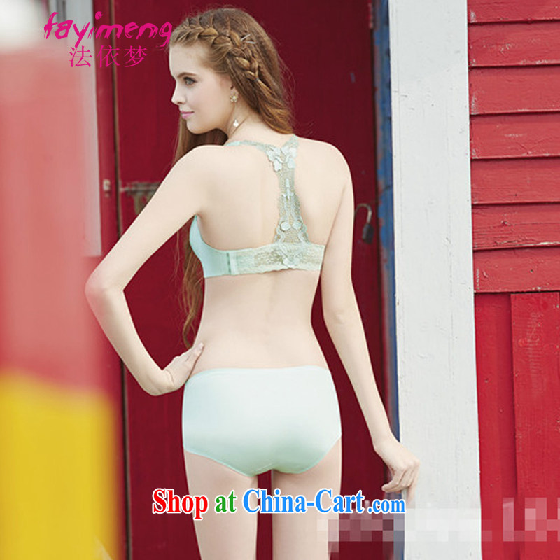 The Dream spring and summer new languages empty water-soluble take-back no scratches underwear half a cup-pinching side buckle JB 127 - 1 X 5881 light green 85 B, Law (FAYIMENG), online shopping