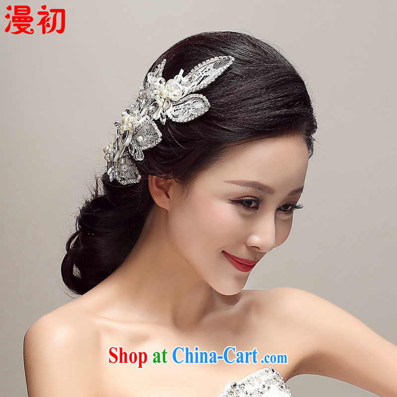 Early definition 2015 new bridal headdress alloy floral Crown wedding accessories accessories wedding supplies white, diffuse, and, shopping on the Internet