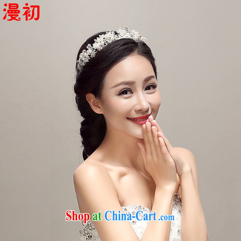 Early definition 2015 new bridal head-dress alloy crown the clamp wedding dresses accessories wedding supplies accessories white, diffuse, and shopping on the Internet