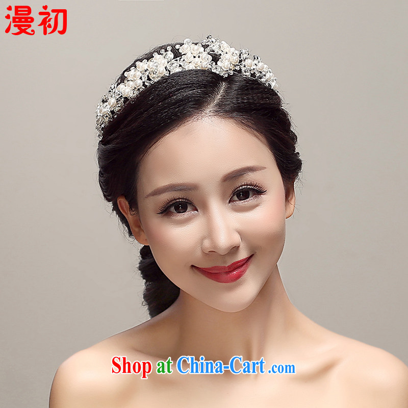 Early definition 2015 new bridal head-dress alloy crown the clamp wedding dresses accessories wedding supplies accessories white, diffuse, and shopping on the Internet