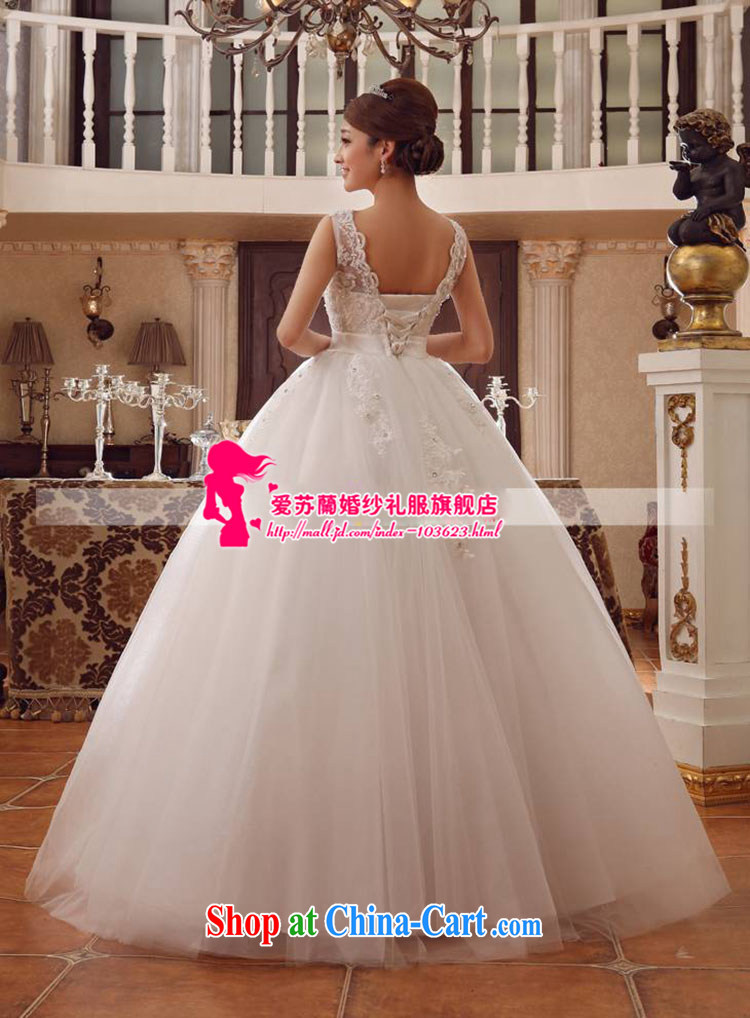 New wedding shoulders V collar style wedding marriage spring and summer wedding high waist Korean version of the greater code wedding white. size does not return not-for-pictures, price, brand platters! Elections are good character, the national distribution, so why buy now enjoy more preferential! Health