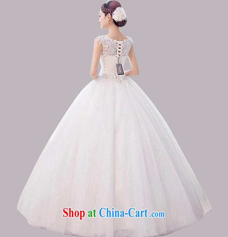 The field shoulder shoulder wedding new simple beautiful wedding dresses bridal wedding wedding married Yi hibiscus flowers spring and summer and winter wedding white. size does not return does not switch pictures, price, brand platters! Elections are good character, the national distribution, so why buy now enjoy more preferential! Health