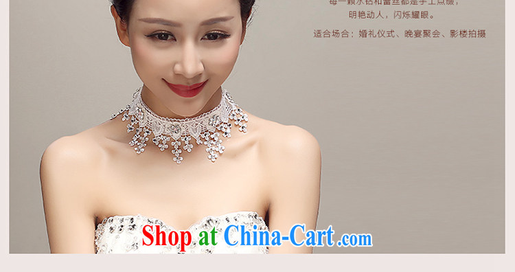 Early definition 2015 new Japan and South Korea and the United States only lace diamond necklace bridal wedding dresses accessories wedding supplies white pictures, price, brand platters! Elections are good character, the national distribution, so why buy now enjoy more preferential! Health