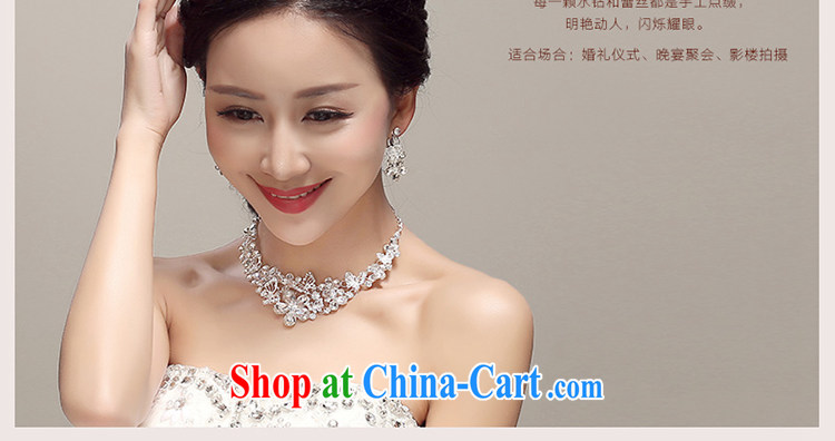 Early definition 2015 new bridal Crown necklace earrings 3 piece wedding dresses accessories wedding supplies white pictures, price, brand platters! Elections are good character, the national distribution, so why buy now enjoy more preferential! Health