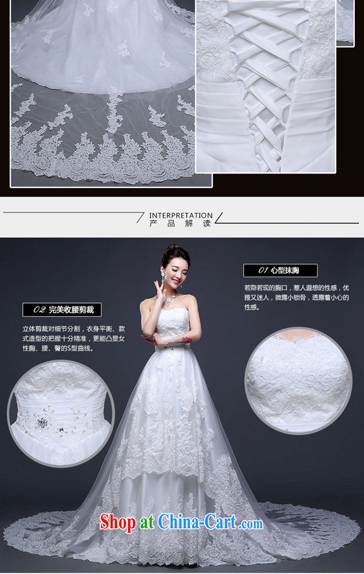 Sophie than AIDS summer 2015 new Korean wedding bridal wedding dress skirt ivory white wipe the chest binding code with long-tail cultivating larger graphics thin wedding female white XL pictures, price, brand platters! Elections are good character, the national distribution, so why buy now enjoy more preferential! Health