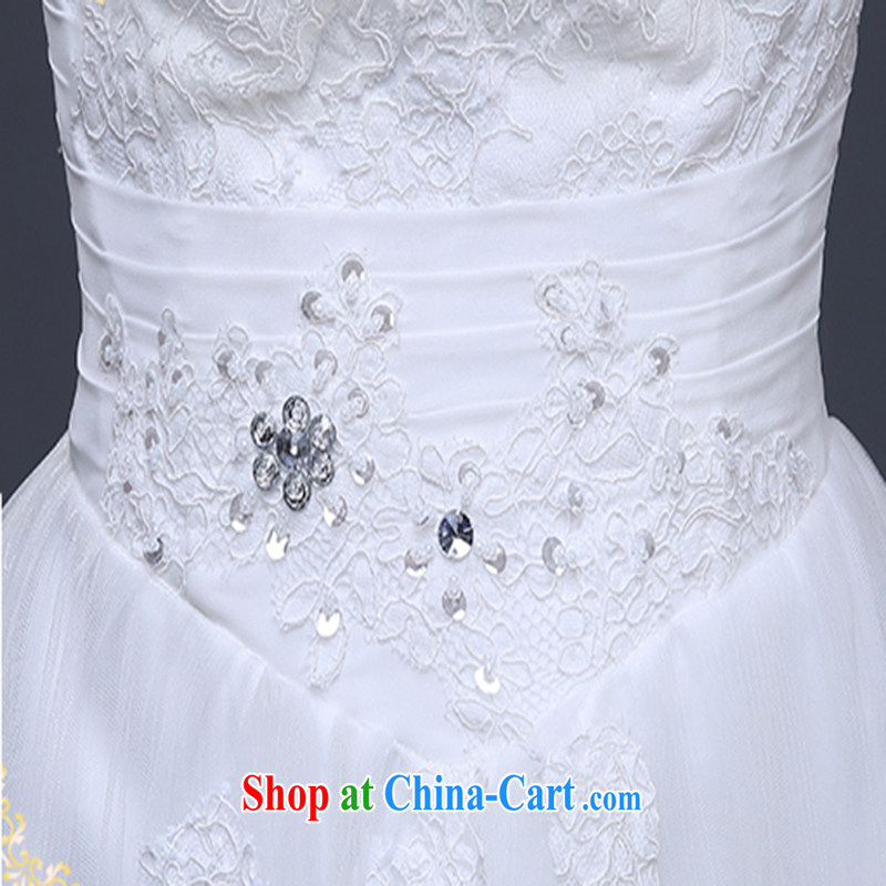 Sophie than AIDS summer 2015 new Korean wedding bridal wedding dress skirt ivory white wipe the chest binding code with a long-tail cultivating larger graphics thin wedding female white XL, than AIDS (SOFIE ABBY), online shopping