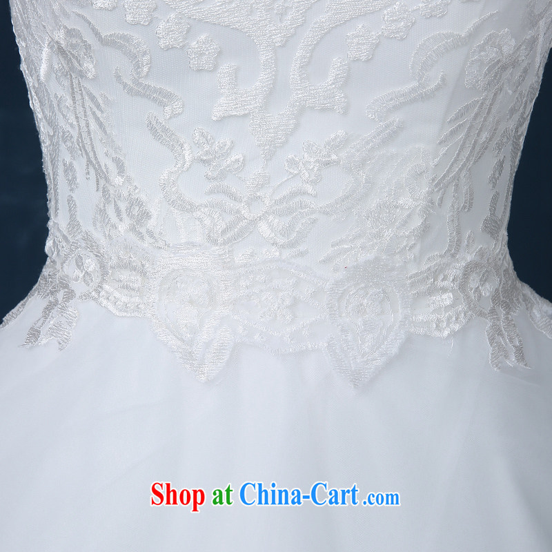 Ting Beverly tail wedding summer 2015 new wedding dresses Palace bridal lace a shoulder to align the code graphics thin strap white XXL Ting, Beverly (tingbeier), and, on-line shopping