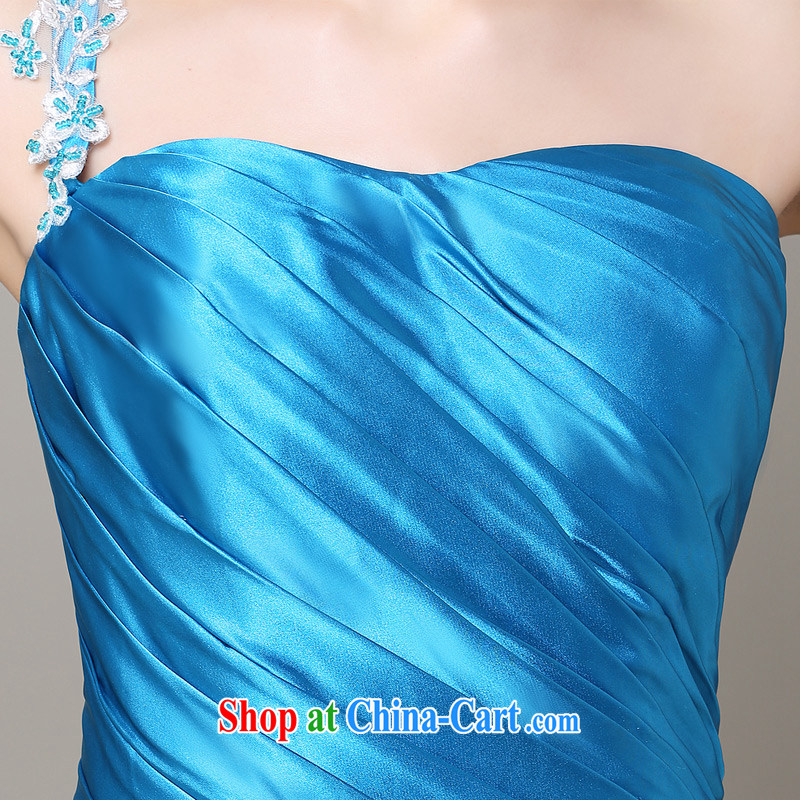 DressilyMe custom wedding dresses 2015 wedding dresses spring and summer New Sau San crowsfoot style hem and click Erase chest bridal gift clothing evening wear blue - out of stock tailored DRESSILY ME OCCASIONS WEAR ON - LINE, shopping on the Internet