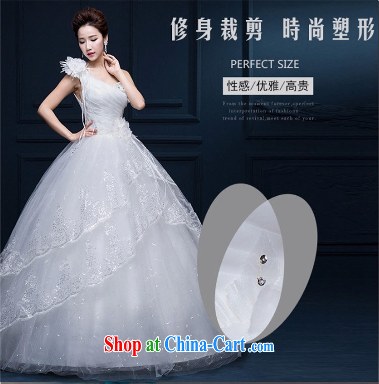 The shoulder wedding dresses 2015 spring and summer new Korean marriages pregnant women with wedding dresses large, cultivating a strap white XXL pictures, price, brand platters! Elections are good character, the national distribution, so why buy now enjoy more preferential! Health
