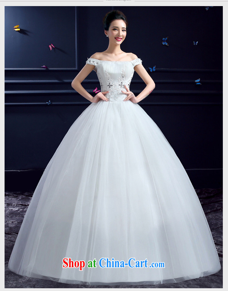 Honeymoon bride summer 2015 new wedding dresses Korean sweet Princess package shoulder a shoulder with lace wedding white XXL pictures, price, brand platters! Elections are good character, the national distribution, so why buy now enjoy more preferential! Health