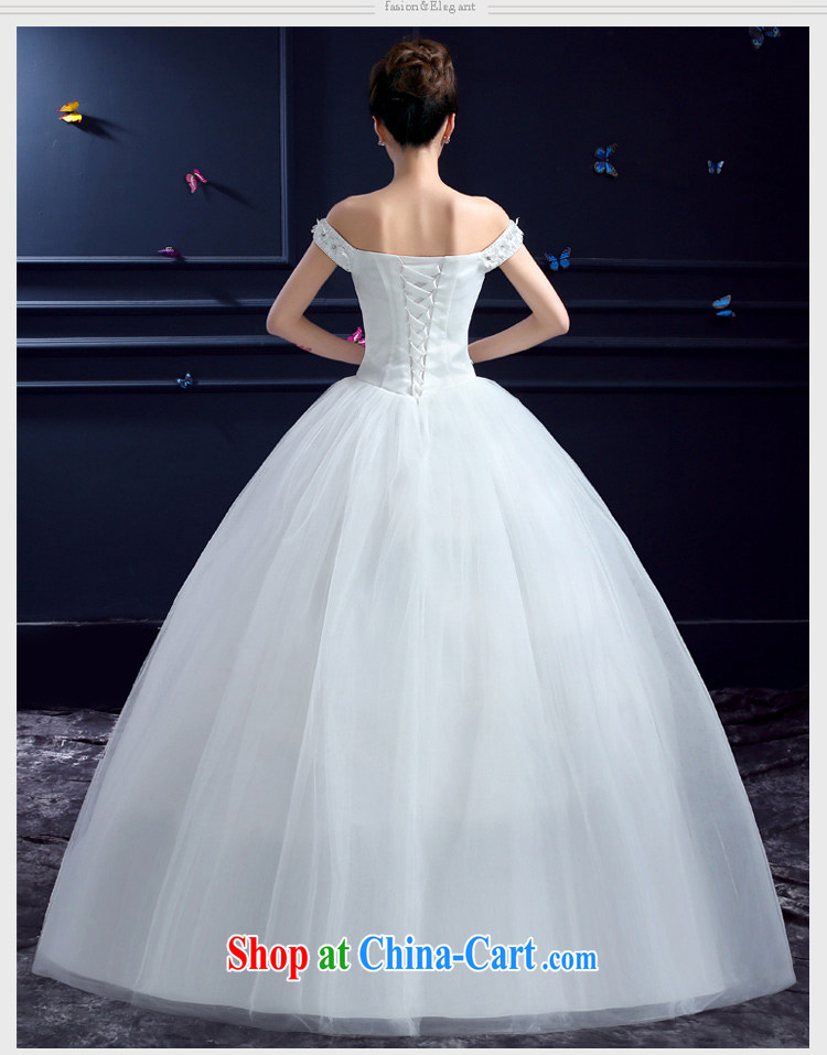 Honeymoon bride summer 2015 new wedding dresses Korean sweet Princess package shoulder a shoulder with lace wedding white XXL pictures, price, brand platters! Elections are good character, the national distribution, so why buy now enjoy more preferential! Health