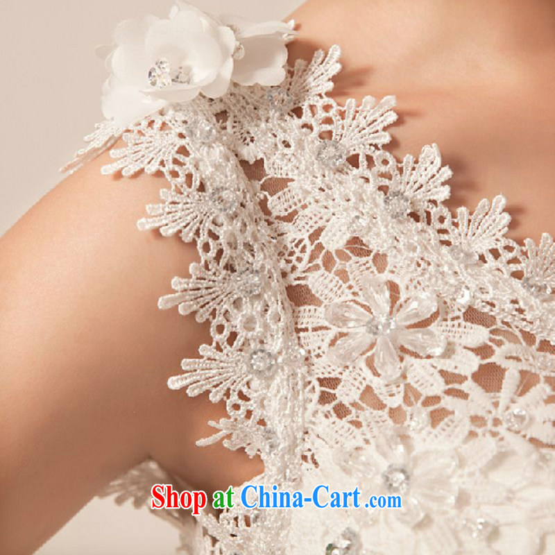 Yong-yan and Korean-style Princess wedding dresses new 2015 summer video thin single shoulder lace, with a strap wedding white. size will not be refunded, Yong Yan good offices, shopping on the Internet