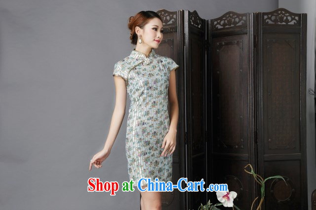 2015 new show annual marriage dresses retro improved floral bows serving daily short dresses of red XL pictures, price, brand platters! Elections are good character, the national distribution, so why buy now enjoy more preferential! Health