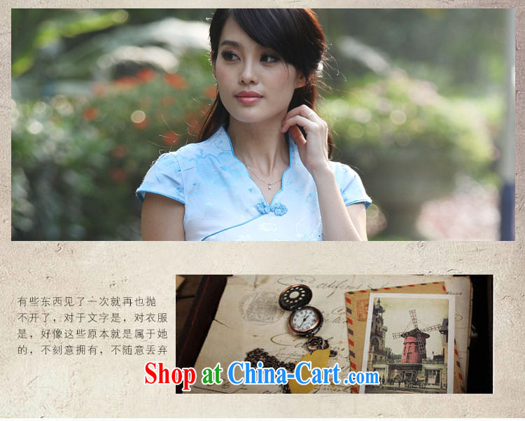 Stylish retro dresses 2015 new cheongsam dress dresses summer floral XL pictures, price, brand platters! Elections are good character, the national distribution, so why buy now enjoy more preferential! Health