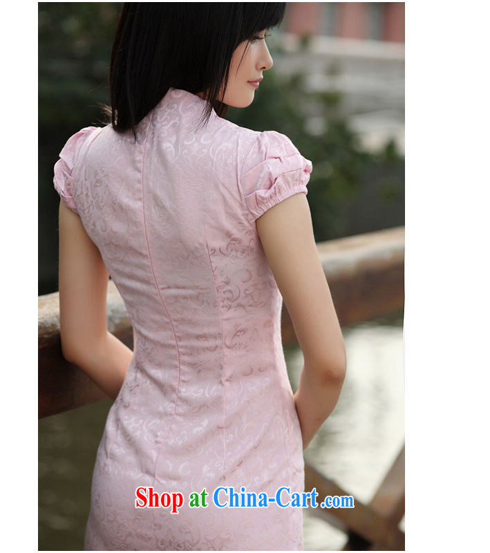 Dresses sweet-fresh fake two-piece-goods 2015 improved cheongsam new pink S pictures, price, brand platters! Elections are good character, the national distribution, so why buy now enjoy more preferential! Health