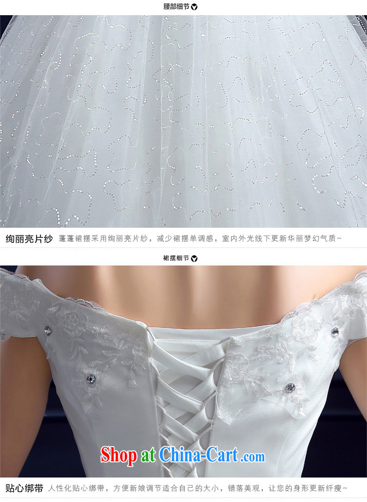 Honeymoon bride summer 2015 new wedding dresses Korean sweet Princess a shoulder with lace inserts drill wedding white XXL pictures, price, brand platters! Elections are good character, the national distribution, so why buy now enjoy more preferential! Health