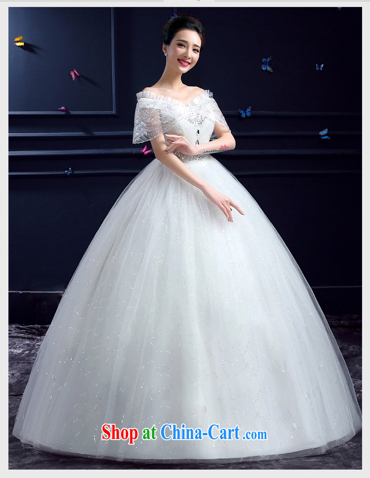 Honeymoon bride summer 2015 new wedding dresses Korean sweet Princess a shoulder with lace, wedding white XXL pictures, price, brand platters! Elections are good character, the national distribution, so why buy now enjoy more preferential! Health