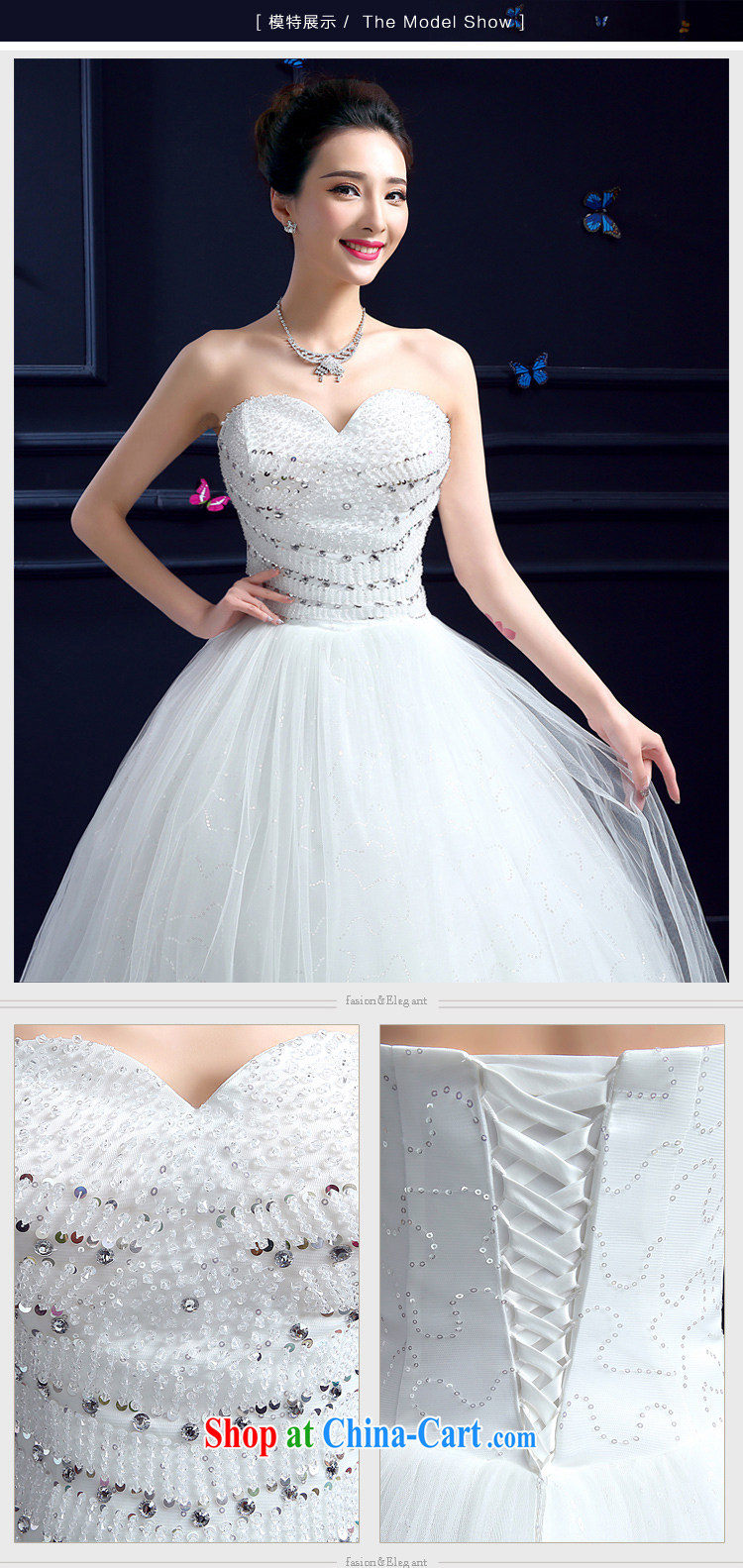 wedding dresses 2015 new wedding dresses honeymoon bridal wiped his chest wedding Korean-style luxury wood drill with wedding white XXL pictures, price, brand platters! Elections are good character, the national distribution, so why buy now enjoy more preferential! Health