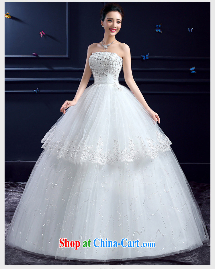 Wedding 2015 new wedding dresses honeymoon bridal erase chest wedding Korean-style luxury, with wedding white XXL pictures, price, brand platters! Elections are good character, the national distribution, so why buy now enjoy more preferential! Health