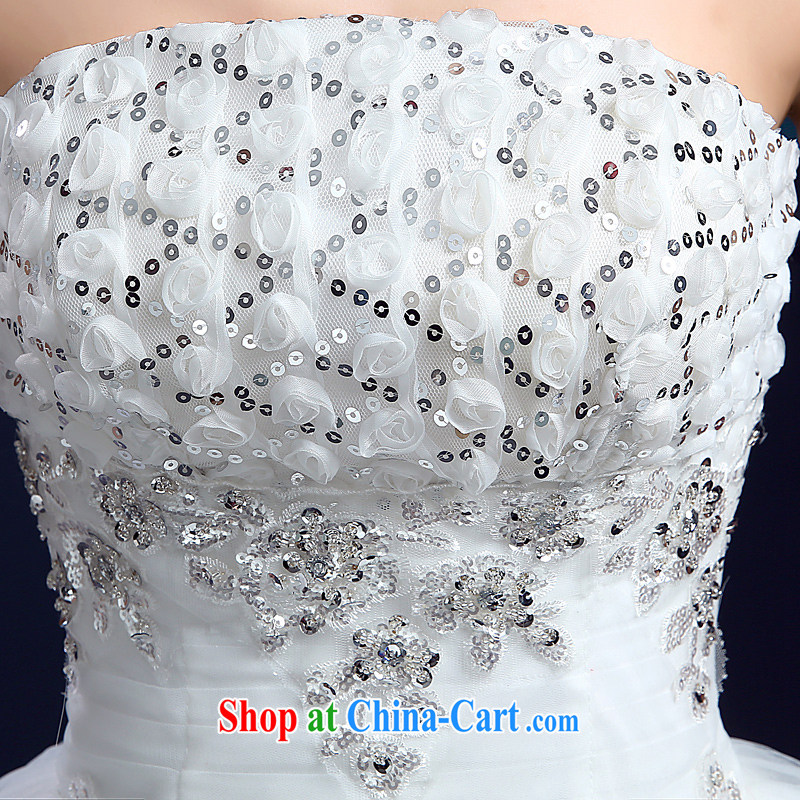 Bridal Suite 2015 new wedding dresses honeymoon bride's bare chest wedding Korean-style luxury, with wedding white XXL, Honeymoon bridal, shopping on the Internet