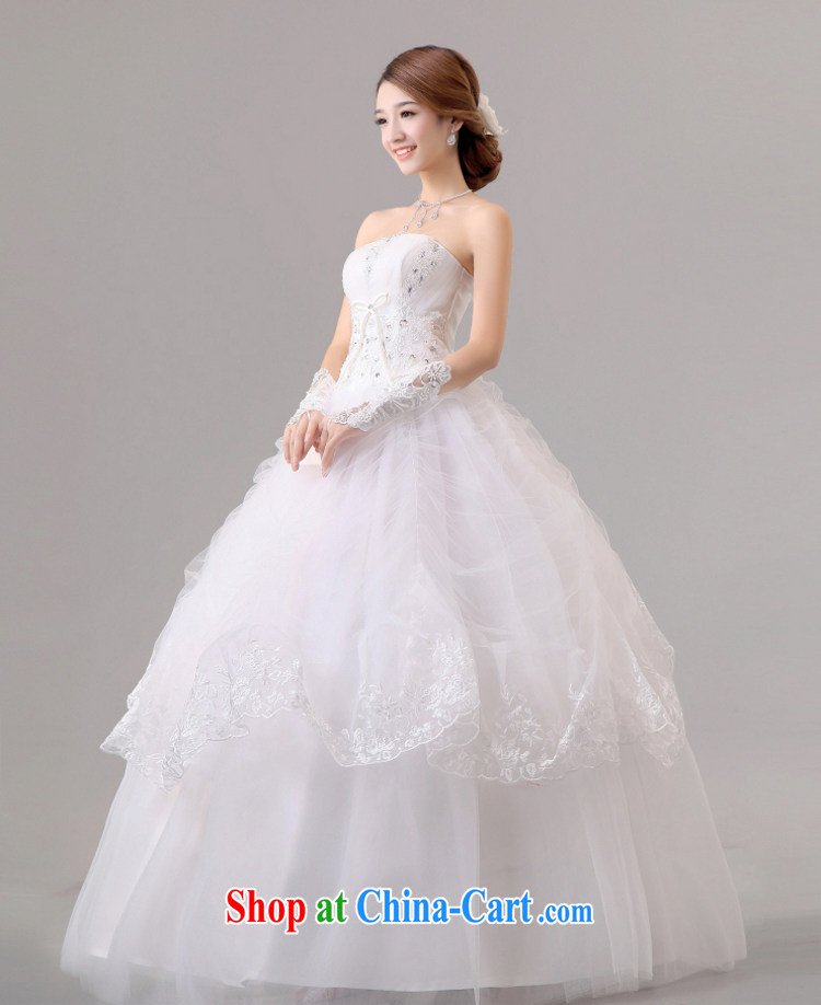 Yong-yan and Korean wedding summer 2015 new sweet wedding dresses elegant simplicity and wiped his chest to Princess Royal Wedding white. size is not final pictures, price, brand platters! Elections are good character, the national distribution, so why buy now enjoy more preferential! Health