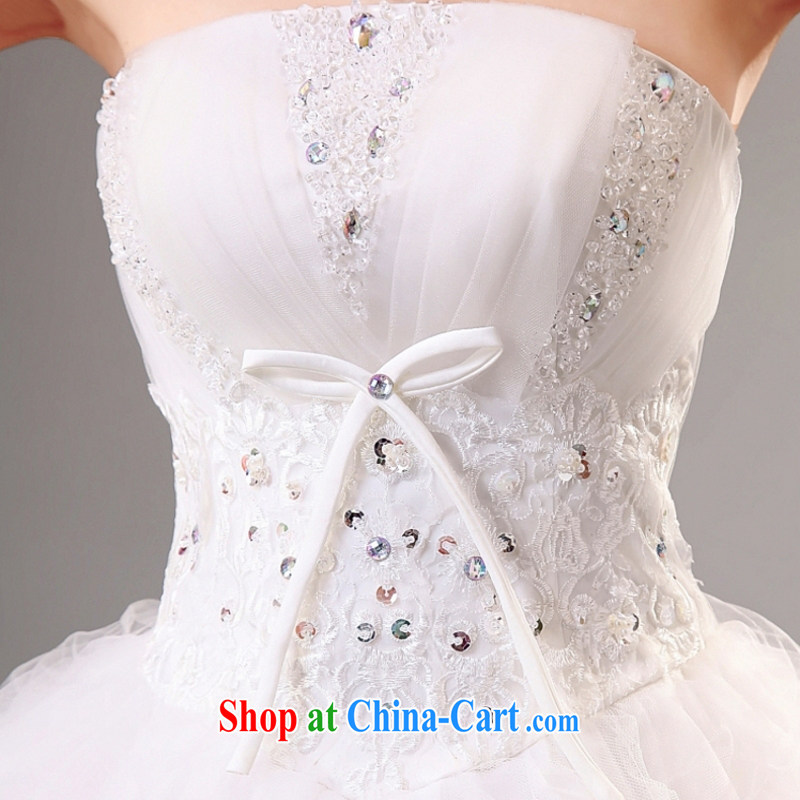 Yong-yan and Korean wedding summer 2015 new sweet wedding dresses elegant simplicity and wiped his chest to Princess Royal Wedding white. size will not be refunded, and make bold stunning good offices, shopping on the Internet