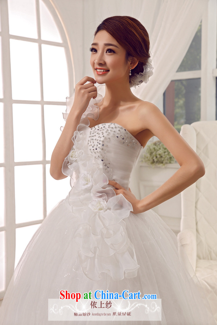 Yong-yan and 2015 new wedding dresses antique palace sweet Princess single shoulder strap flowers bridal wedding white. size is not final pictures, price, brand platters! Elections are good character, the national distribution, so why buy now enjoy more preferential! Health