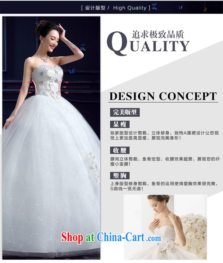 wedding dresses 2015 new wedding dresses honeymoon bridal erase chest wedding parquet drill Princess with lace wedding white XXL pictures, price, brand platters! Elections are good character, the national distribution, so why buy now enjoy more preferential! Health