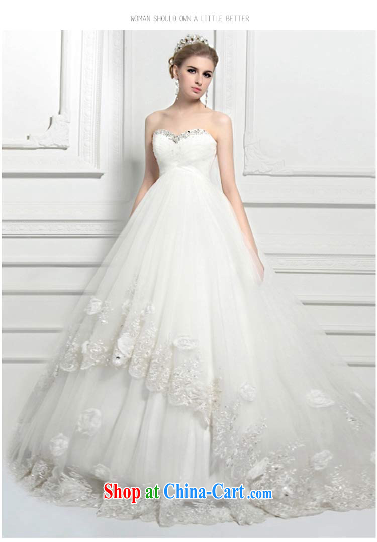 Wei Qi 2015 summer new pregnant women wedding dresses wiped his chest high waist wedding dresses high-end custom in Europe and America, the cultivation parquet drill erase chest wedding female white tailored the $50 pictures, price, brand platters! Elections are good character, the national distribution, so why buy now enjoy more preferential! Health