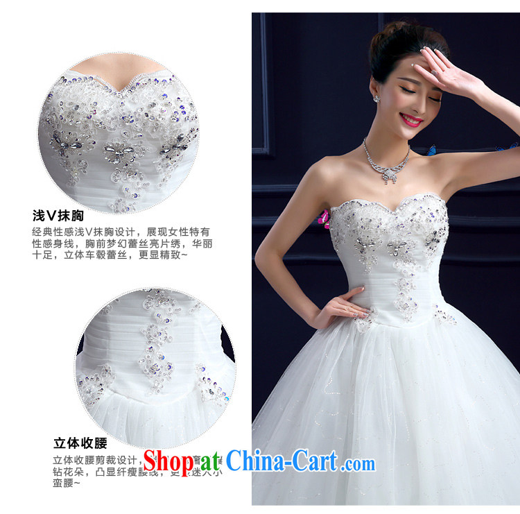 wedding dresses 2015 new wedding dresses honeymoon bridal erase chest wedding parquet drill Princess with lace wedding white XXL pictures, price, brand platters! Elections are good character, the national distribution, so why buy now enjoy more preferential! Health