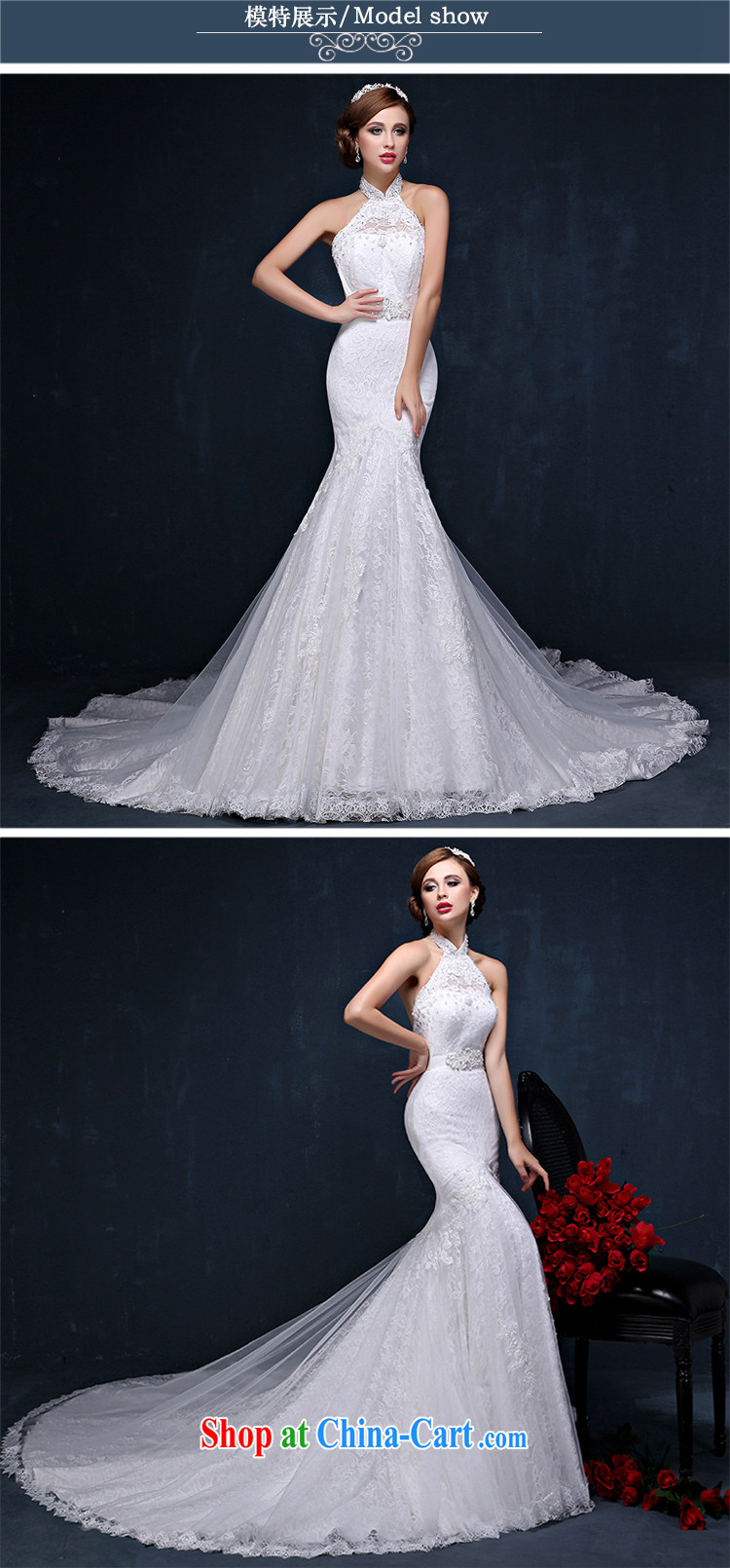 In summer 2015, the United States and Europe is also Graphics thin crowsfoot strap wedding marriages tail wedding dresses white XL (waist 2.3) pictures, price, brand platters! Elections are good character, the national distribution, so why buy now enjoy more preferential! Health