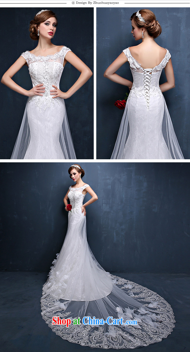 wedding dresses 2015 summer new lace shoulders graphics thin straps bridal crowsfoot marriage tail wedding white XL (waist 2.3) pictures, price, brand platters! Elections are good character, the national distribution, so why buy now enjoy more preferential! Health
