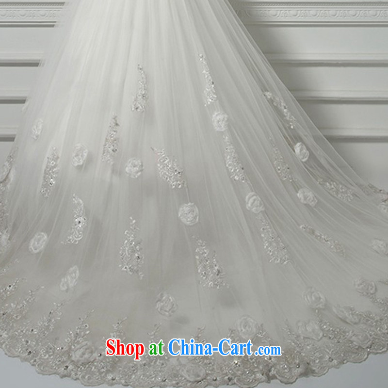 Ting Beverly pregnant wedding high waist 2015 summer wedding dresses new erase chest-tail bridal wedding, video thin spring in Europe and white XXXL Ting, Beverly (tingbeier), online shopping