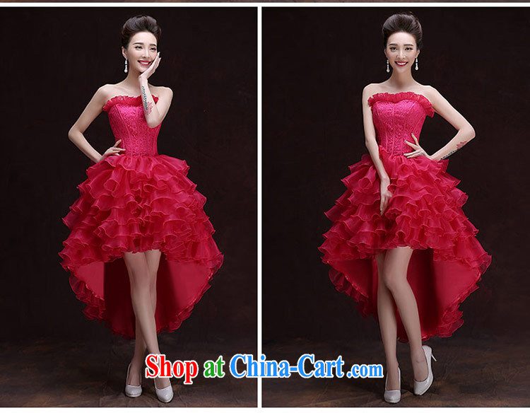 The china yarn new dress 2015 Korean wiped his chest bound beauty with graphics thin marriages wedding before after short length yarn small dress white. size does not accept return pictures, price, brand platters! Elections are good character, the national distribution, so why buy now enjoy more preferential! Health