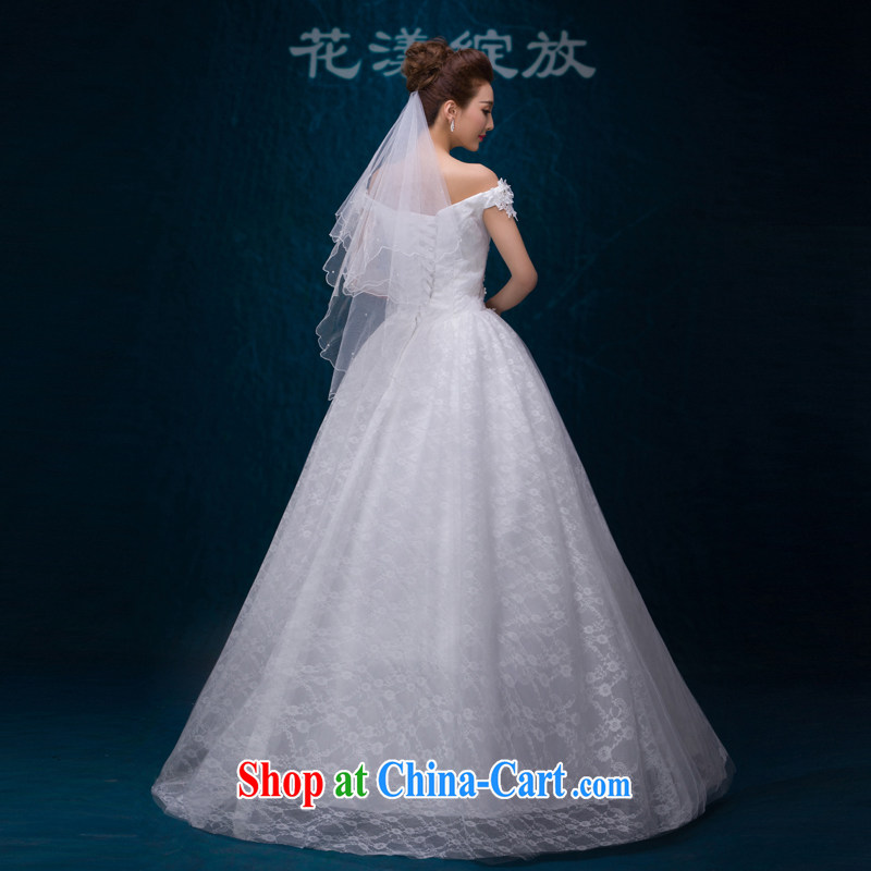 wedding dresses 2015 new summer brides field shoulder with wedding summer tie-shoulder parquet drill larger graphics thin white. Do not return is not, love, China, in accordance with, and shopping on the Internet