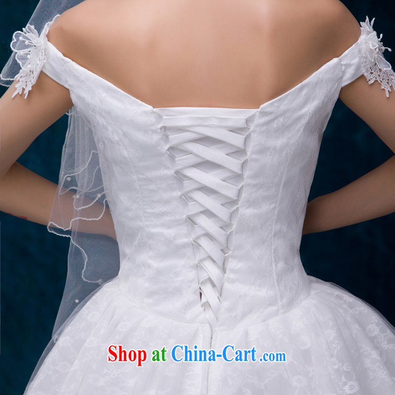 wedding dresses 2015 new summer brides field shoulder with wedding summer tie-shoulder parquet drill larger graphics thin white. Do not return is not, love, China, in accordance with, and shopping on the Internet