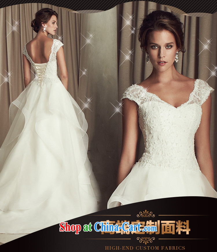 Tslyzm tail wedding dresses bridal Wedding Fashion Europe retro shoulders V brought back exposed Deluxe skirt 2015 spring and summer wedding with M pictures, price, brand platters! Elections are good character, the national distribution, so why buy now enjoy more preferential! Health