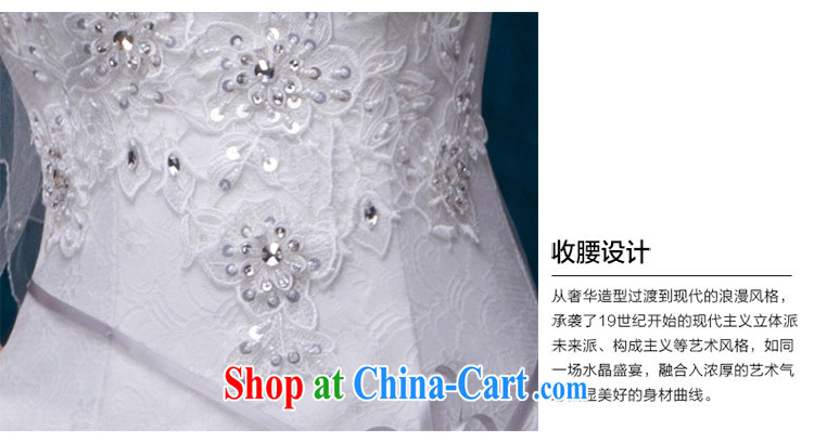2015 new European and American style double-shoulder A Field dress lace-wood drill with flowers white wedding wedding dresses girls summer white. Do not return not-for-pictures, price, brand platters! Elections are good character, the national distribution, so why buy now enjoy more preferential! Health