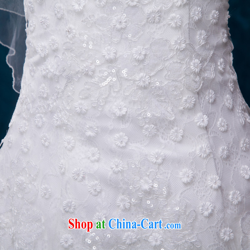 2015 new summer wiped his chest strap flowers with lace Korean video thin sexy bridal wedding wedding dresses white. Do not return does not change, love, and, shopping on the Internet