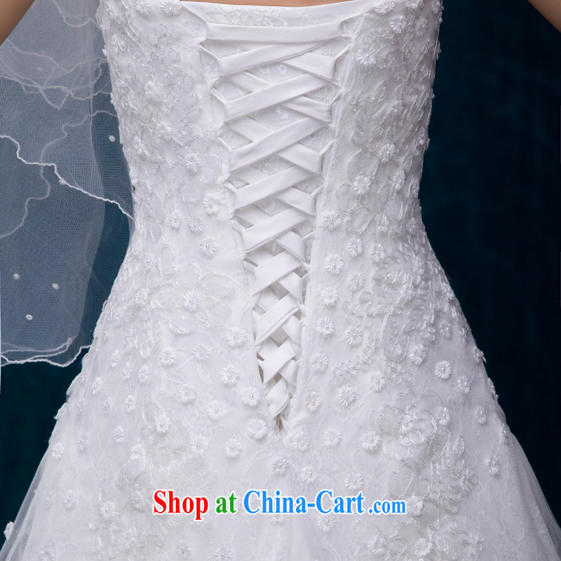 2015 new summer wiped his chest strap flowers with lace Korean video thin sexy bridal wedding wedding dresses white. Do not return does not change, love, and, shopping on the Internet