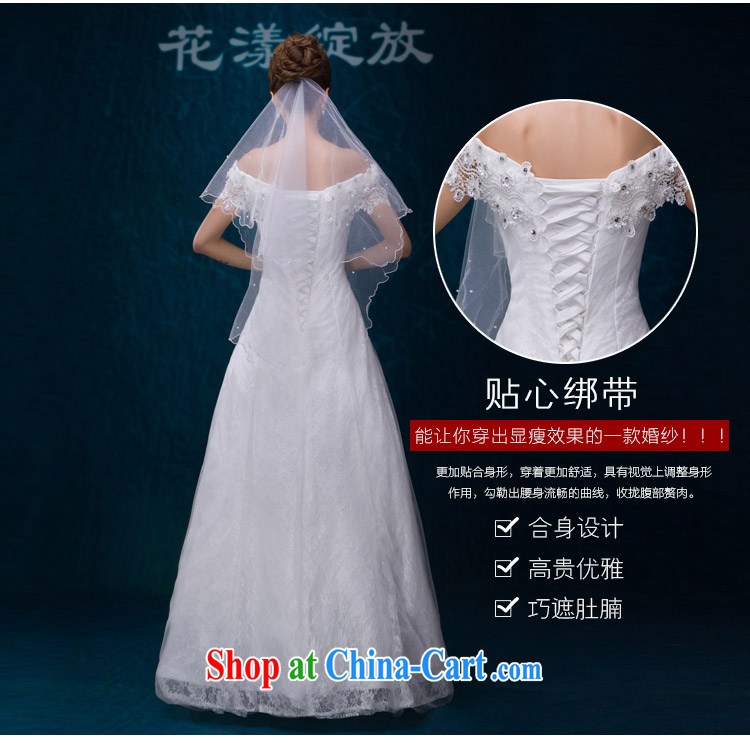 Summer 2015 new high-end wedding dresses lace Princess A Field dress a Field shoulder beauty with a strap wedding white. Do not return not-for-pictures, price, brand platters! Elections are good character, the national distribution, so why buy now enjoy more preferential! Health