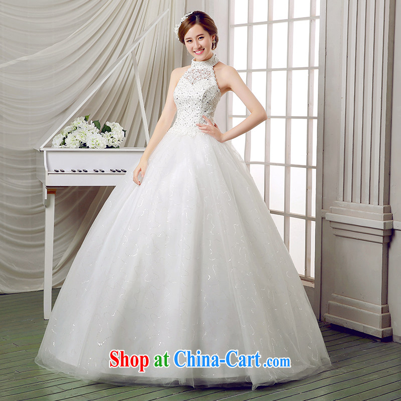Wei Qi 2015 bridal wedding dresses is also wood drill with shaggy skirts and elegant with large code wedding female white XXL, Qi wei (QI WAVE), online shopping